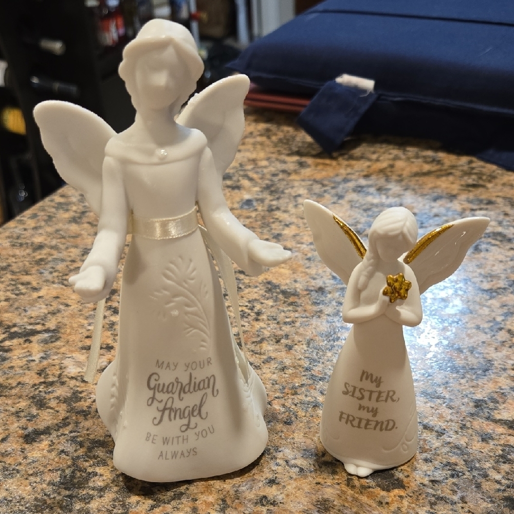 HMK White Angel Figurines Set